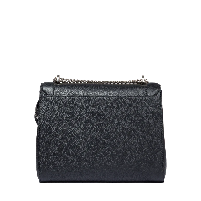 NINON - Noir - Sac rabat M