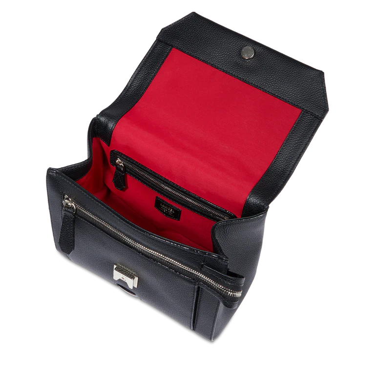 NINON - Noir - Sac rabat M