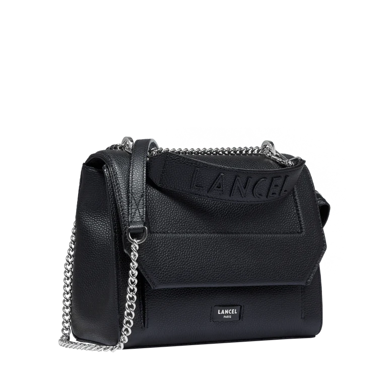 NINON - Noir - Sac rabat M