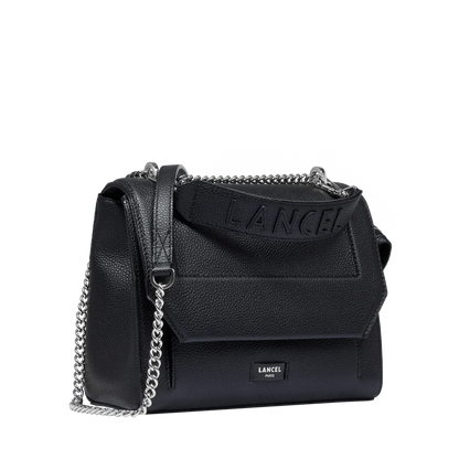 NINON - Noir - Sac rabat M