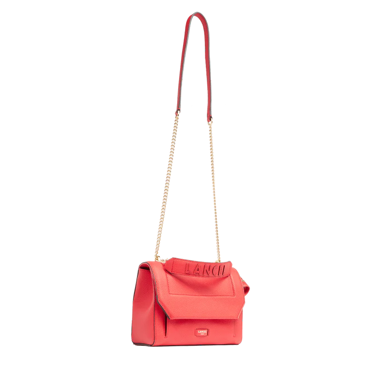 NINON - Rouge Baiser - Sac rabat M