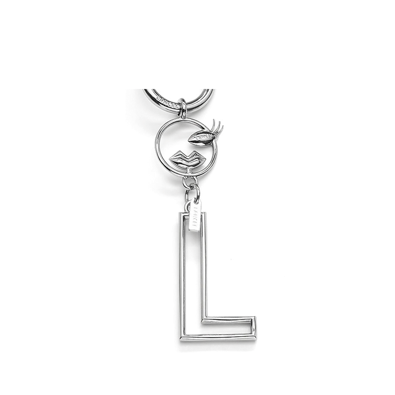 Porte clés Mademoiselle - Argenté - Les Ailes de Lancel