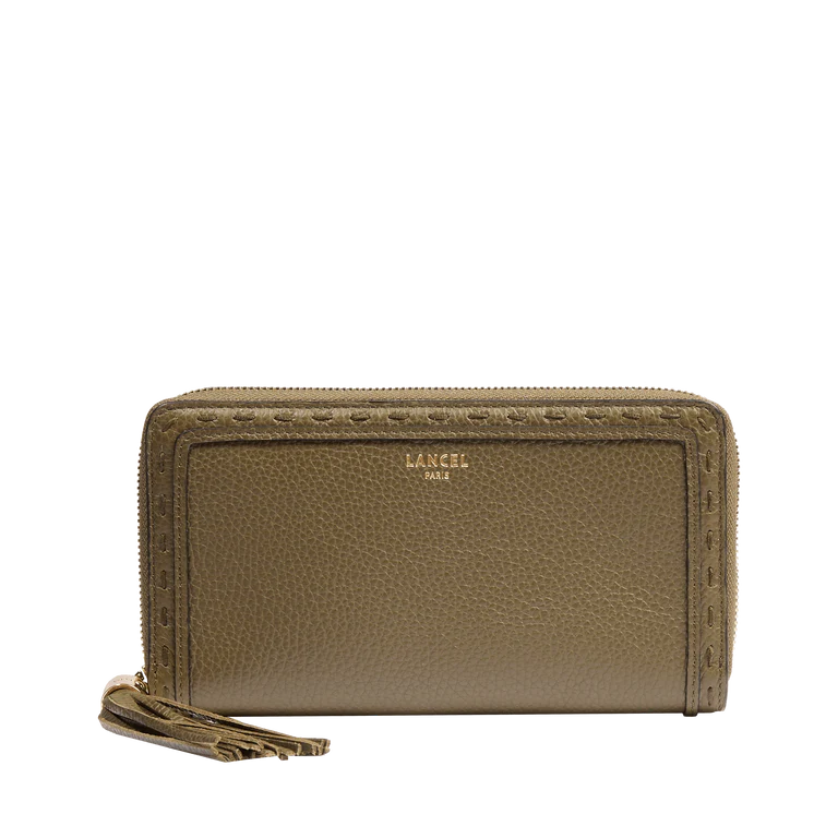 PREMIER FLIRT - Kaki Foncé - portefeuilles zippé