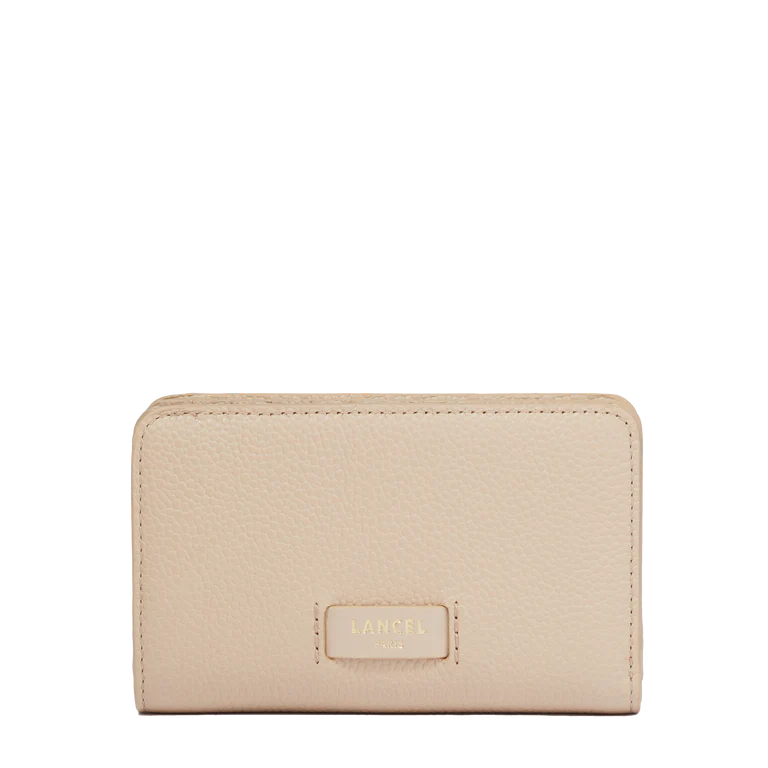 NINON - Cappuccino/doré - Portefeuille compact - Grand modèle