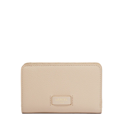 NINON - Cappuccino/doré - Portefeuille compact - Grand modèle