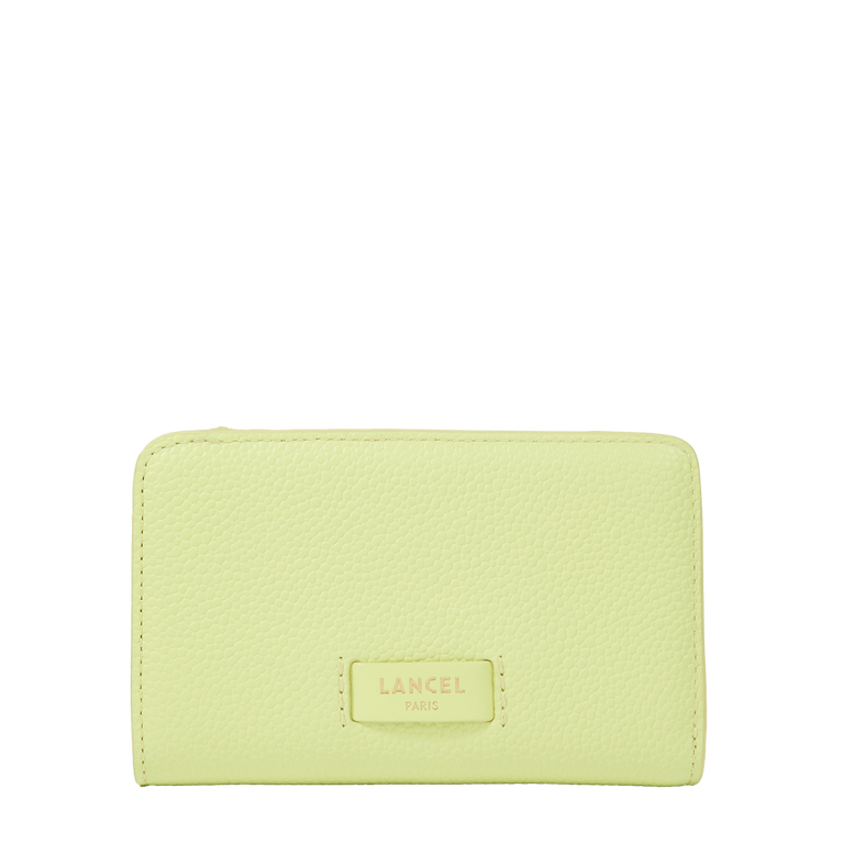 NINON - Citron vert - Portefeuille compact - Grand modèle