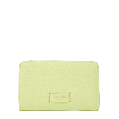 NINON - Citron vert - Portefeuille compact - Grand modèle