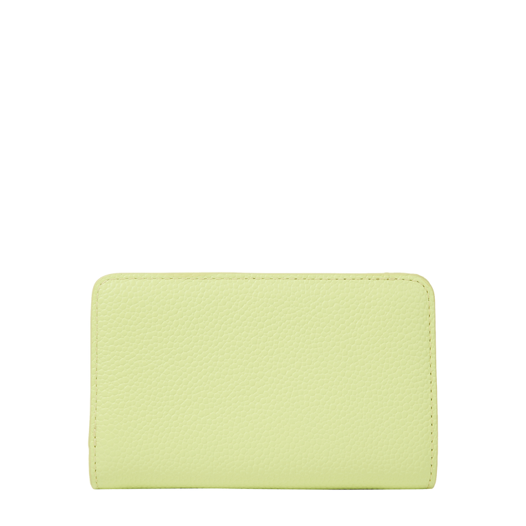 NINON - Citron vert - Portefeuille compact - Grand modèle