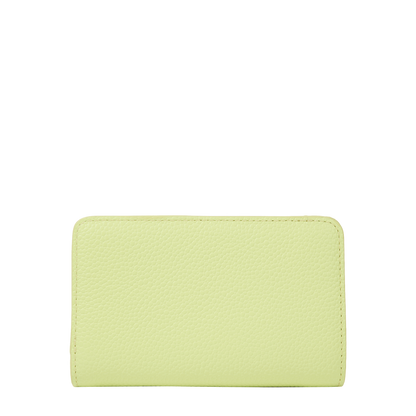 NINON - Citron vert - Portefeuille compact - Grand modèle