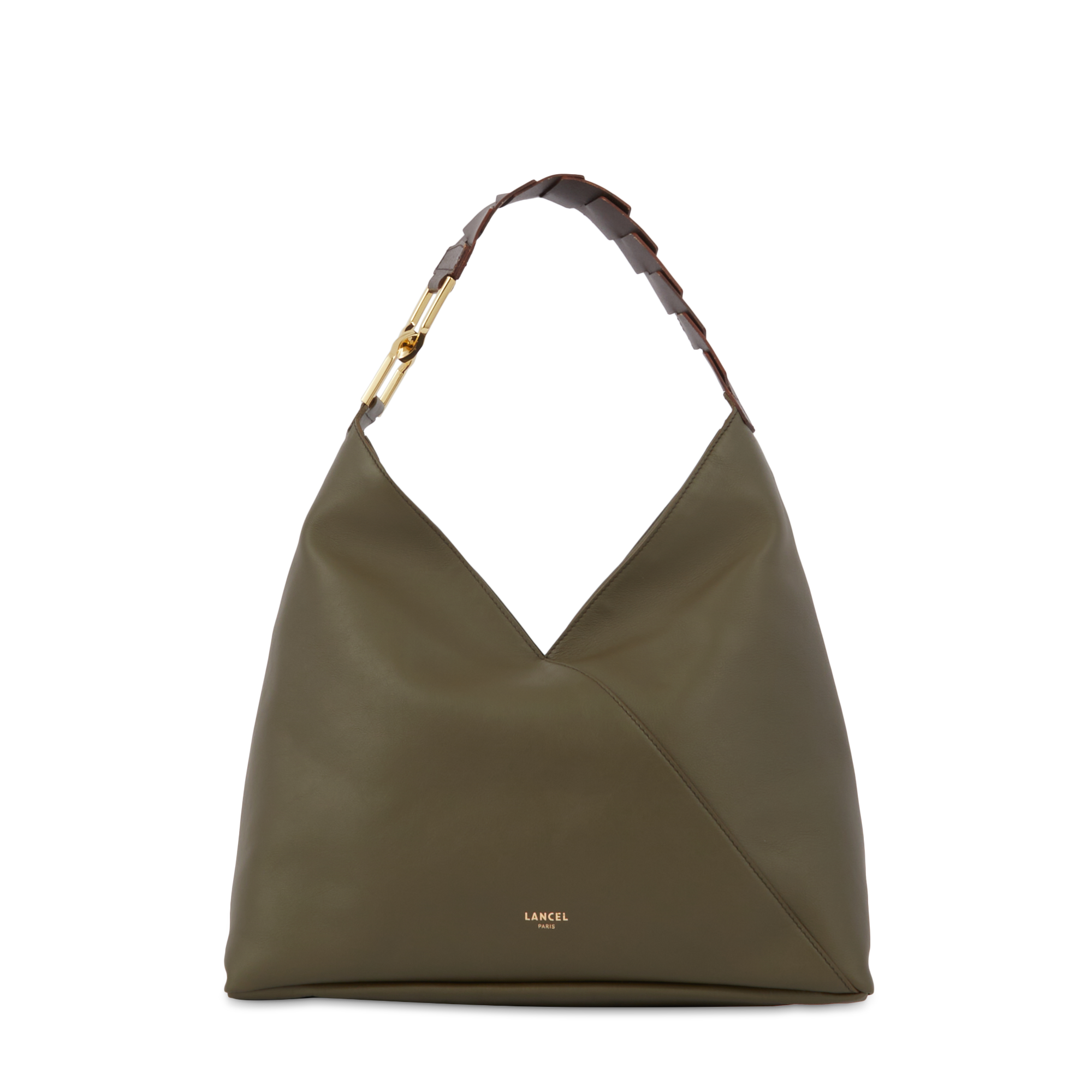 PAGODE - Dark Kaki - Sac hobo zippé