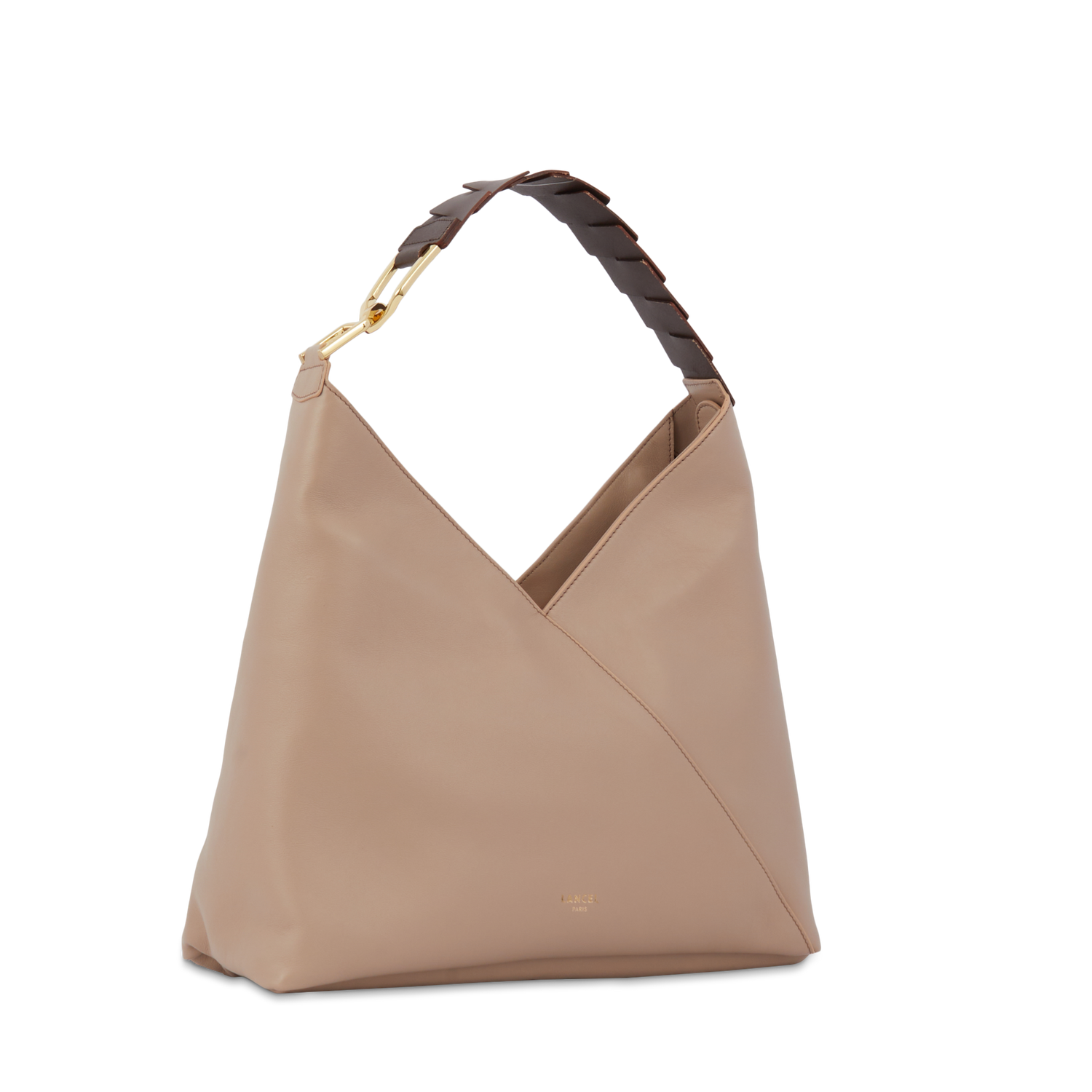 PAGODE - Naturel - Sac hobo zippé