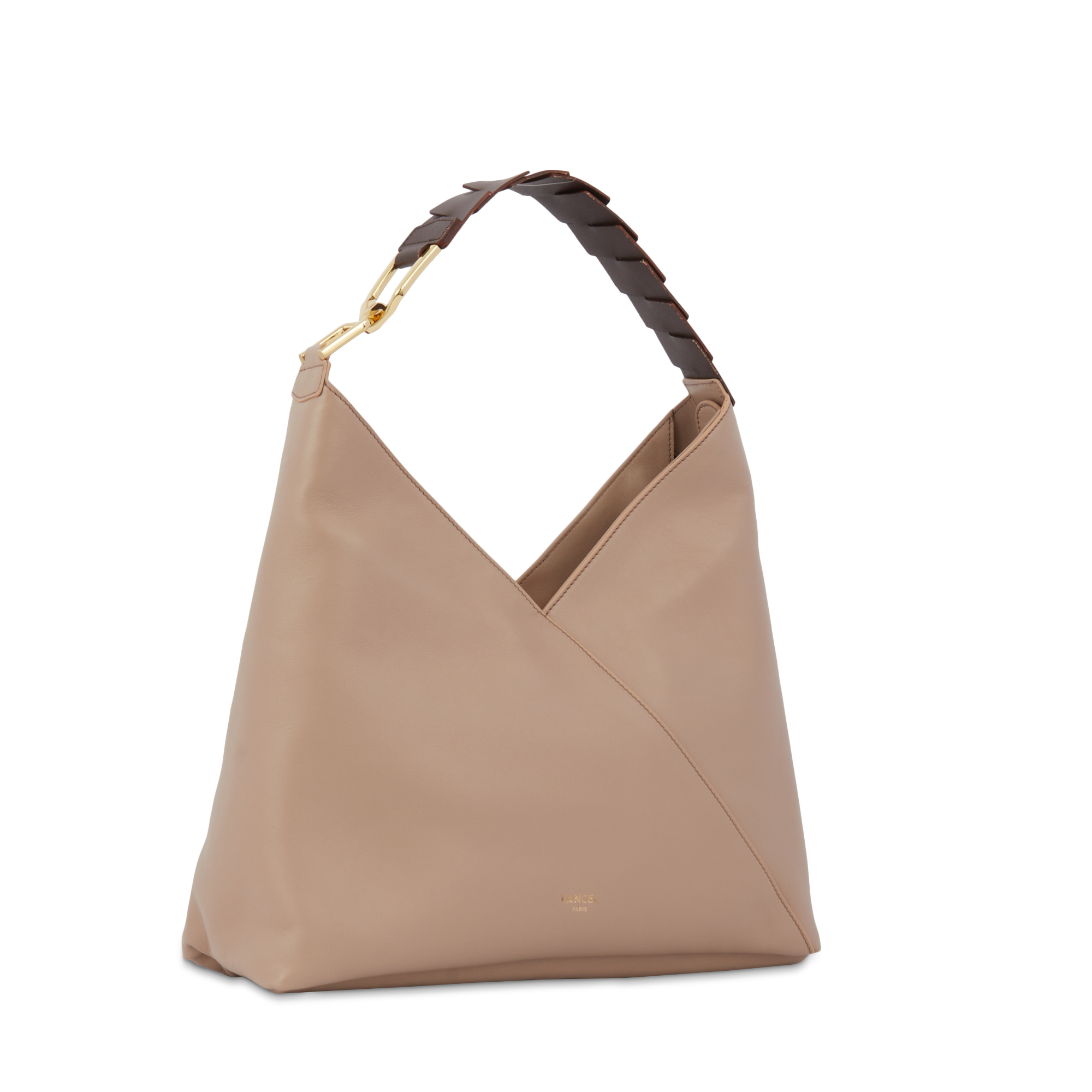 PAGODE - Naturel - Sac hobo zippé