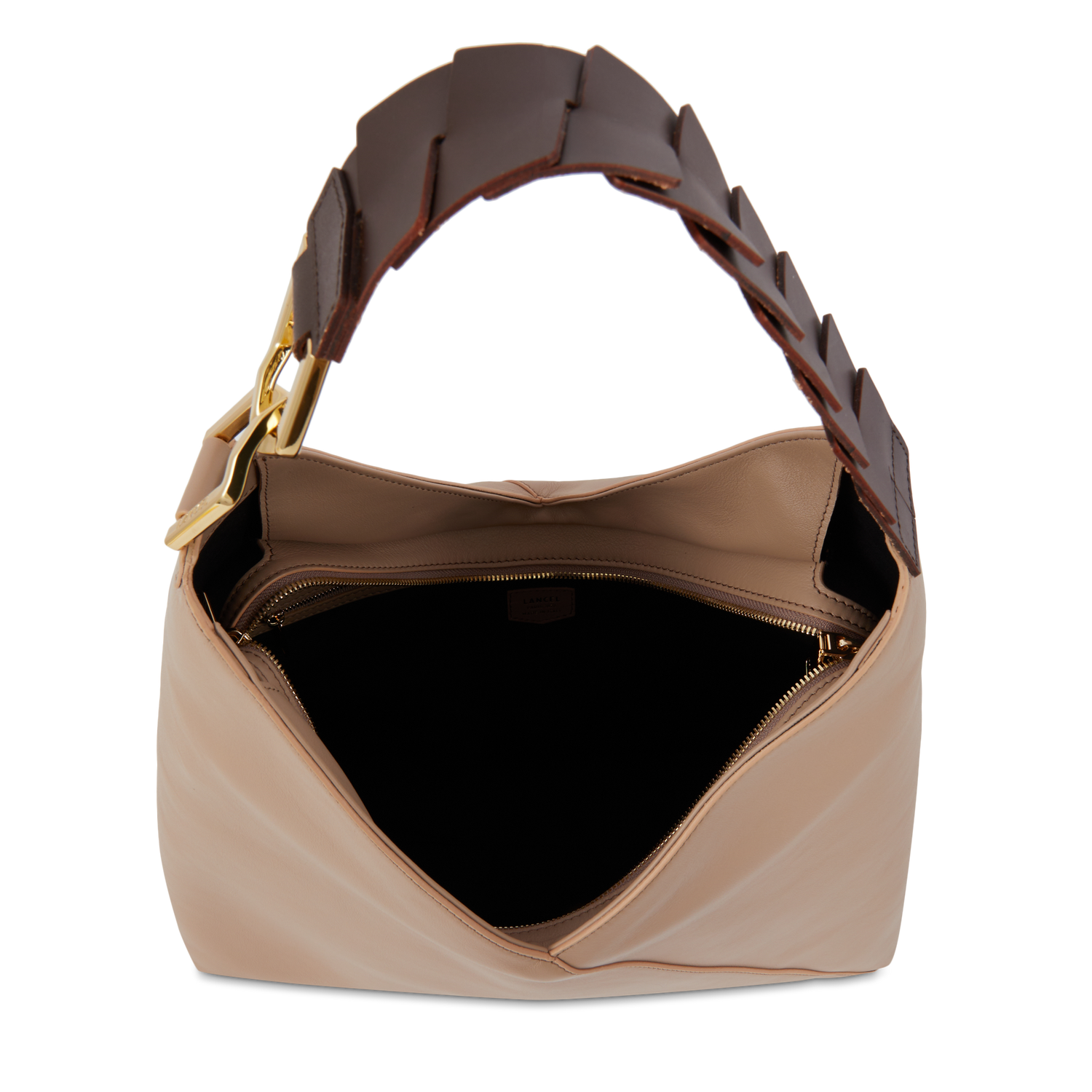 PAGODE - Naturel - Sac hobo zippé