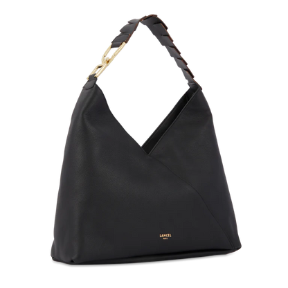 PAGODE - Noir - Sac hobo zippé