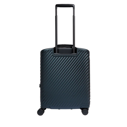 ATLAS DE LANCEL - Bleu petrol - Valise cabine poche frontale