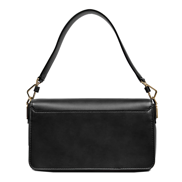 ANGÈLE - Noir - Sac rabat M