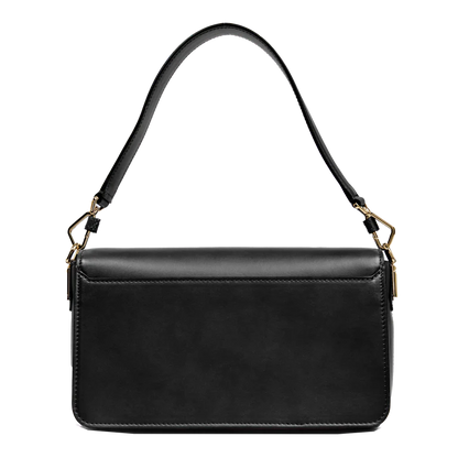 ANGÈLE - Noir - Sac rabat M