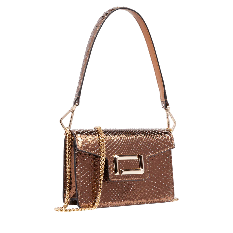 ANGÈLE - Bronze - Mini sac rabat