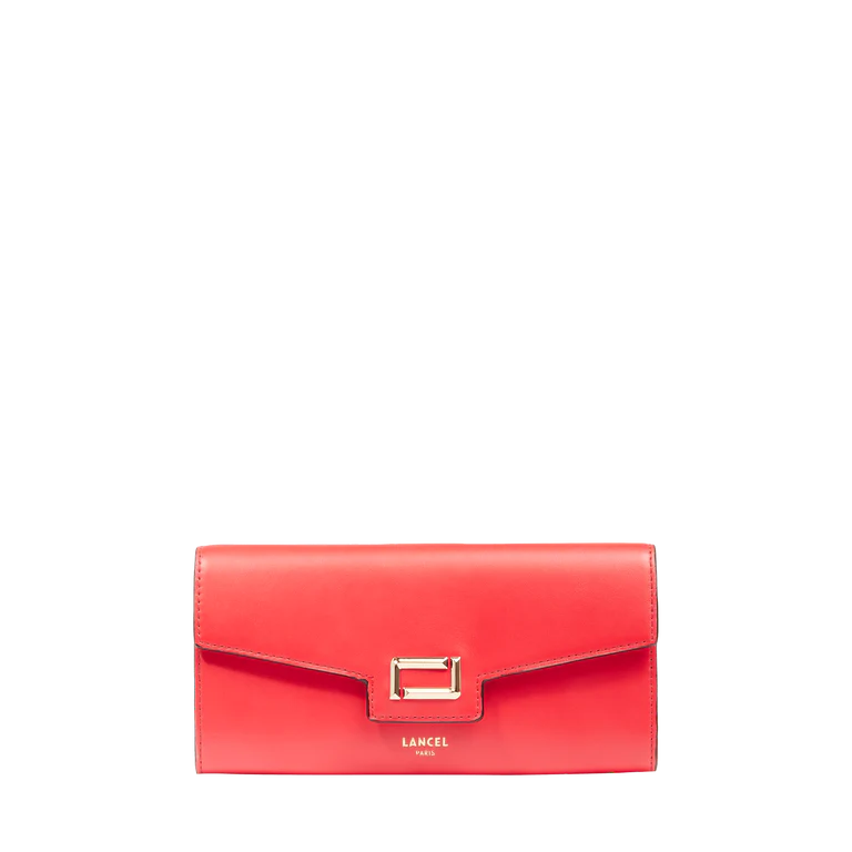 ANGÈLE - Rouge baiser - Portefeuille à rabat