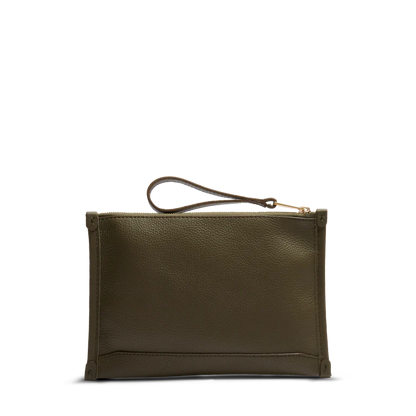 JOUR DE LANCEL - Kaki Foncé - Pochette Zippée S