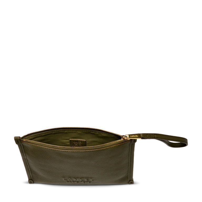 JOUR DE LANCEL - Kaki Foncé - Pochette Zippée S
