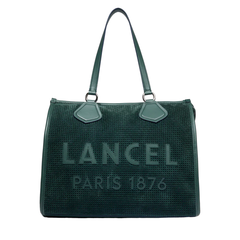 LANCEL TOTE - Vert imperial - Cabas zippé - L