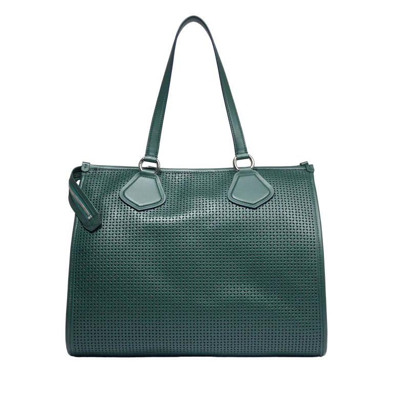 LANCEL TOTE - Vert imperial - Cabas zippé - L