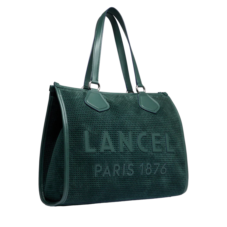 LANCEL TOTE - Vert imperial - Cabas zippé - L