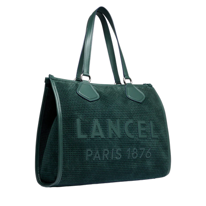 LANCEL TOTE - Vert imperial - Cabas zippé - L