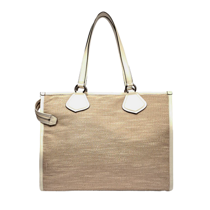 LANCEL TOTE - Nat/Blanc - Cabas zippé L