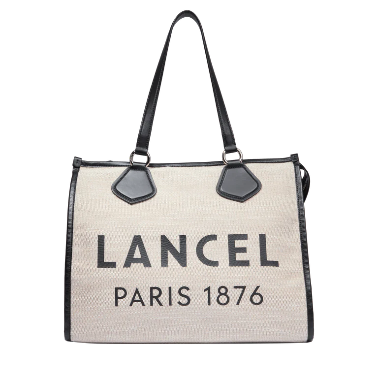 Lancel Tote - Nat/Noir - Cabas zippé L