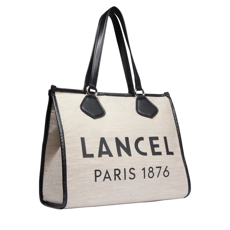 Lancel Tote - Nat/Noir - Cabas zippé L