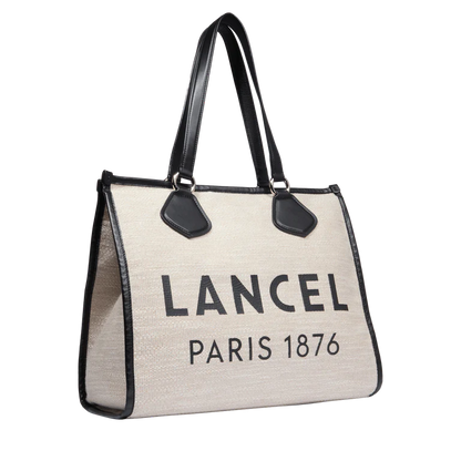 LANCEL TOTE - Nat/Noir - Cabas zippé L