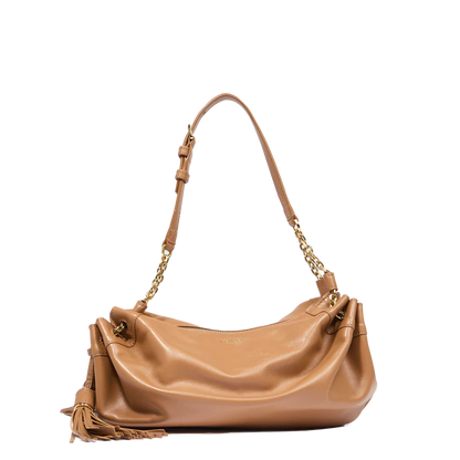 MABELLE - Camel - SAC PORTE CROISE ZIPPE S