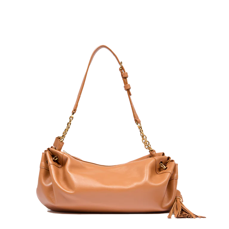 MABELLE - Camel - SAC PORTE CROISE ZIPPE S