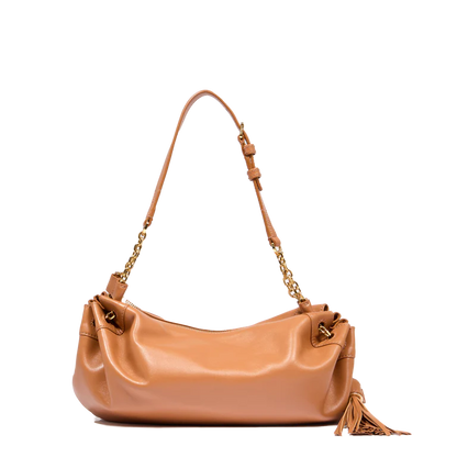 MABELLE - Camel - SAC PORTE CROISE ZIPPE S