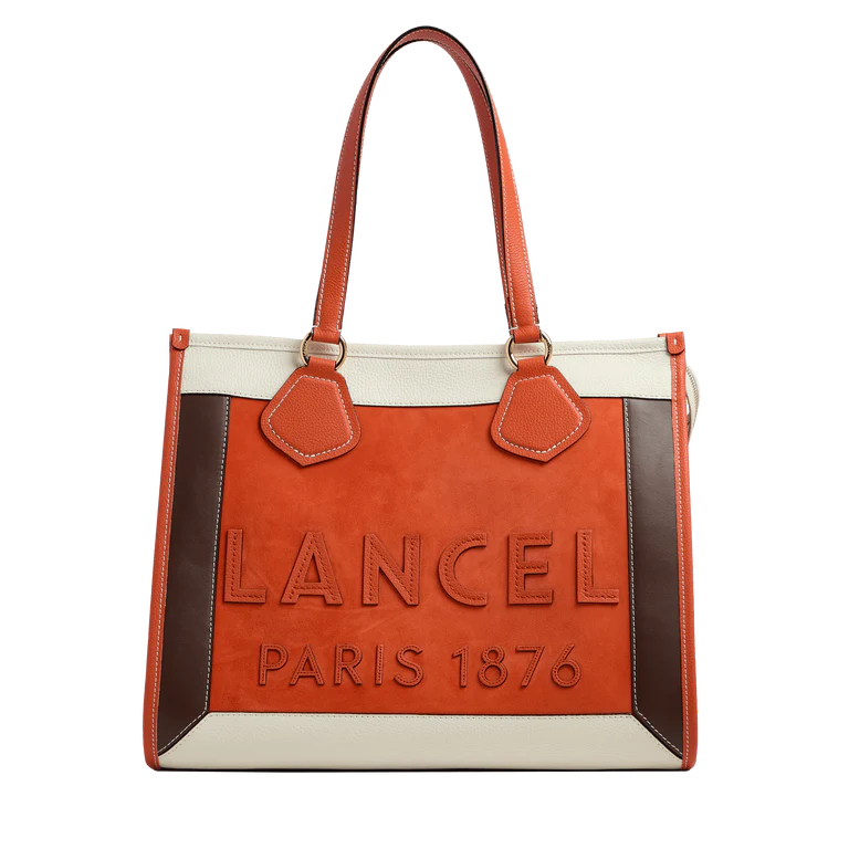 LANCEL TOTE - Multico Orange - Cabas zippé L