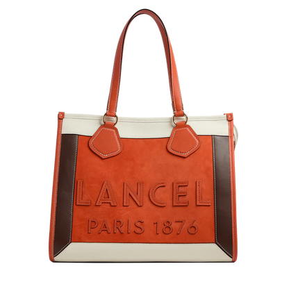 LANCEL TOTE - Multico Orange - Cabas zippé L