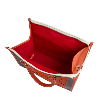 LANCEL TOTE - Multico Orange - Cabas zippé L