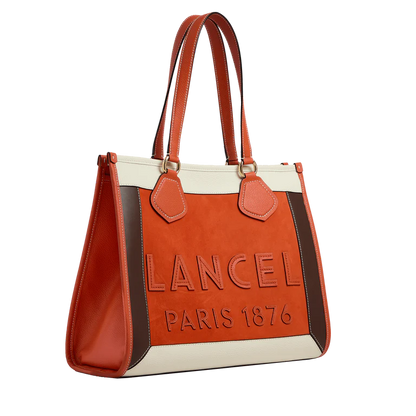 LANCEL TOTE - Multico Orange - Cabas zippé L