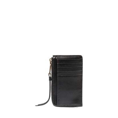 ORIGAMI - Noir - Porte-cartes zippé