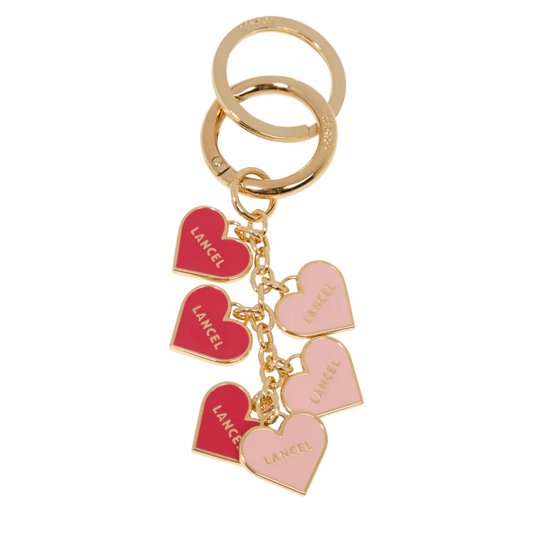Porte clés - Rose/Rouge - Multi-Cœurs