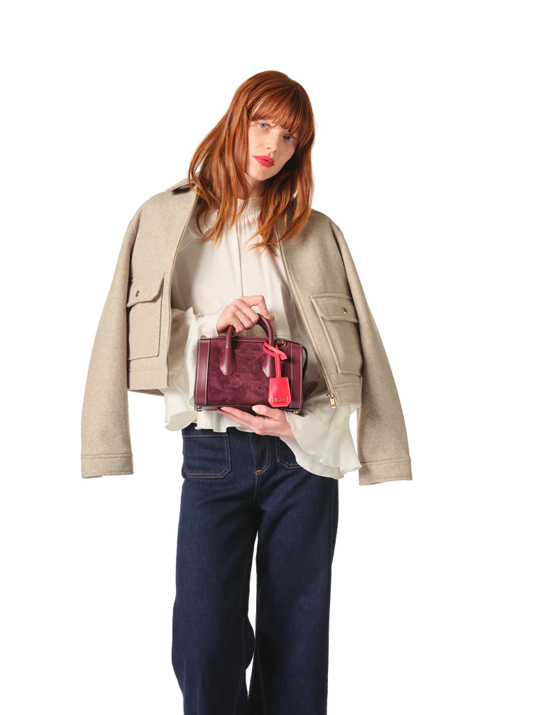 BCBG - Cassis - Mini Sac Bowling