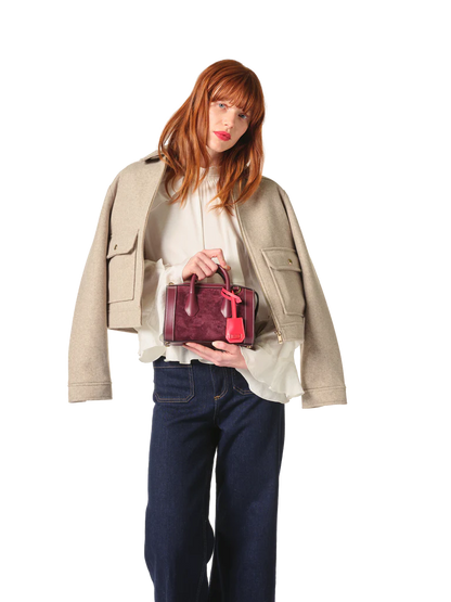 BCBG - Cassis - Mini Sac Bowling