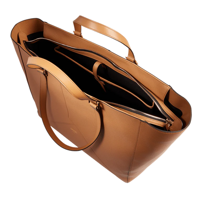 ENVELOPPE - Camel - Sac Cabas Zippé L
