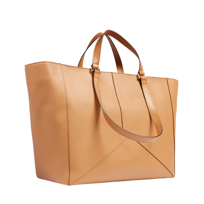 ENVELOPPE - Camel - Sac Cabas Zippé L