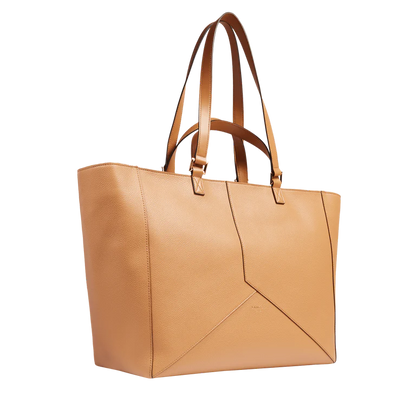 ENVELOPPE - Camel - Sac Cabas Zippé L