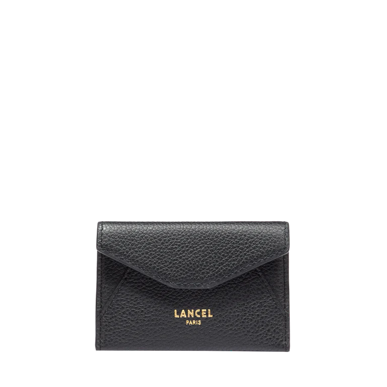 ENVELOPPE - Noir - Porte carte à rabat S