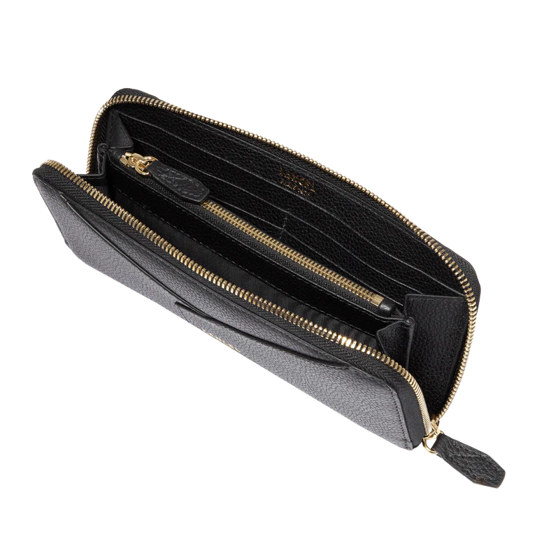 ENVELOPPE - Noir - Portefeuille zippé