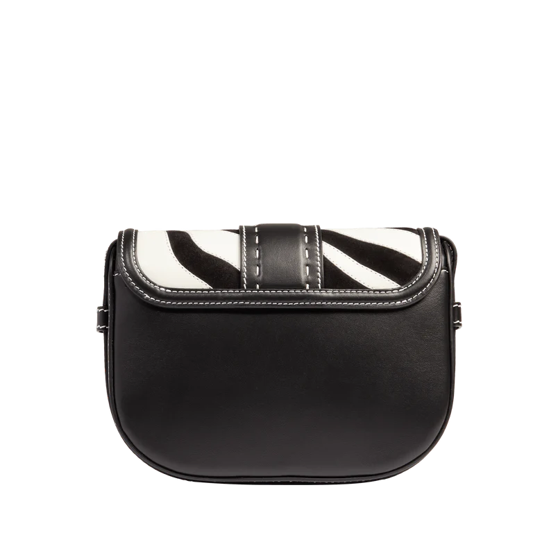 SIENNA - Noir/Blanc - Sac Rabat S